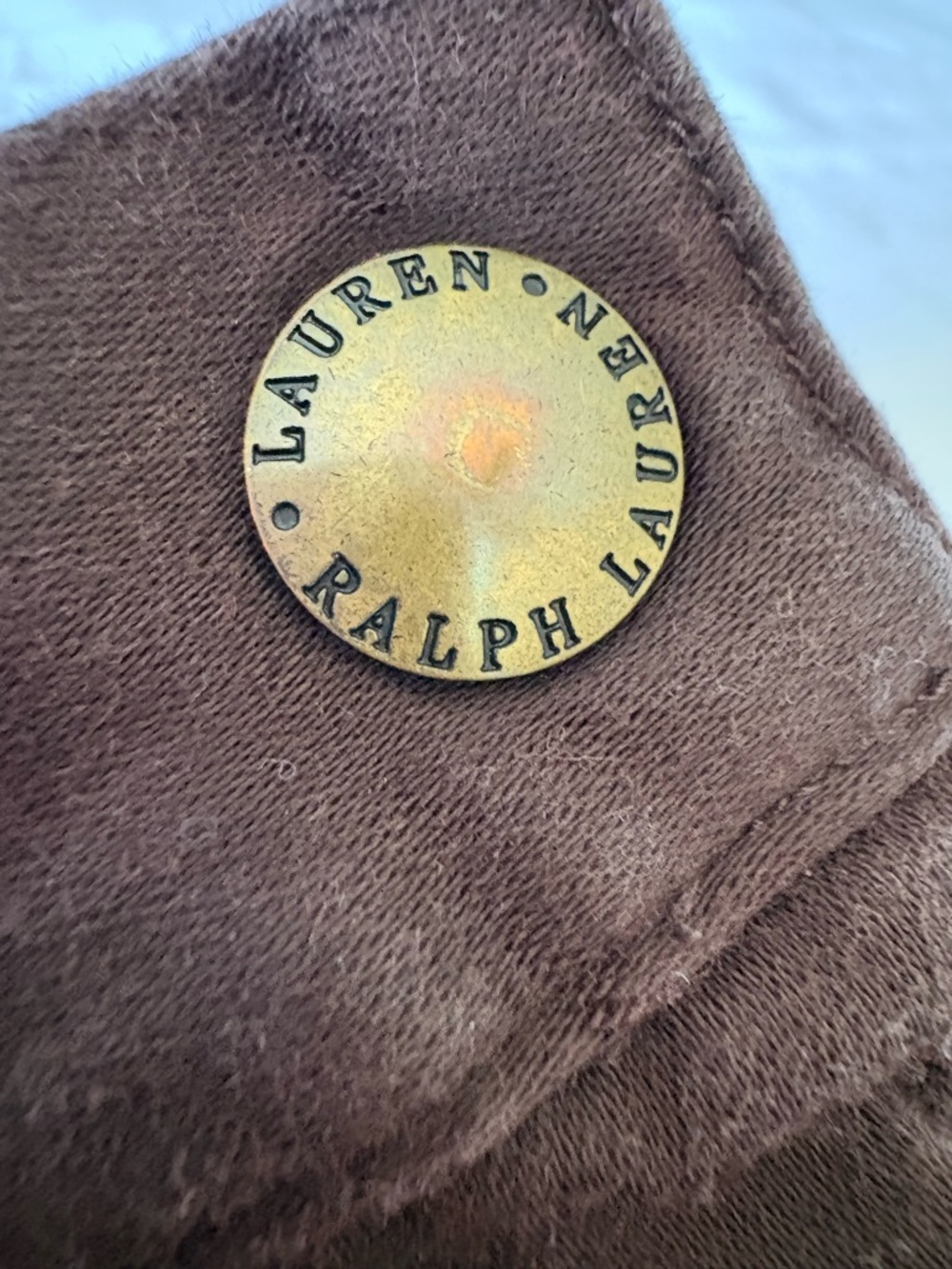 Ralph Lauren Dark Brown Straight-Leg Pants - Picture 3 of 5